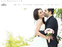 Tablet Screenshot of angelas-bridal.com